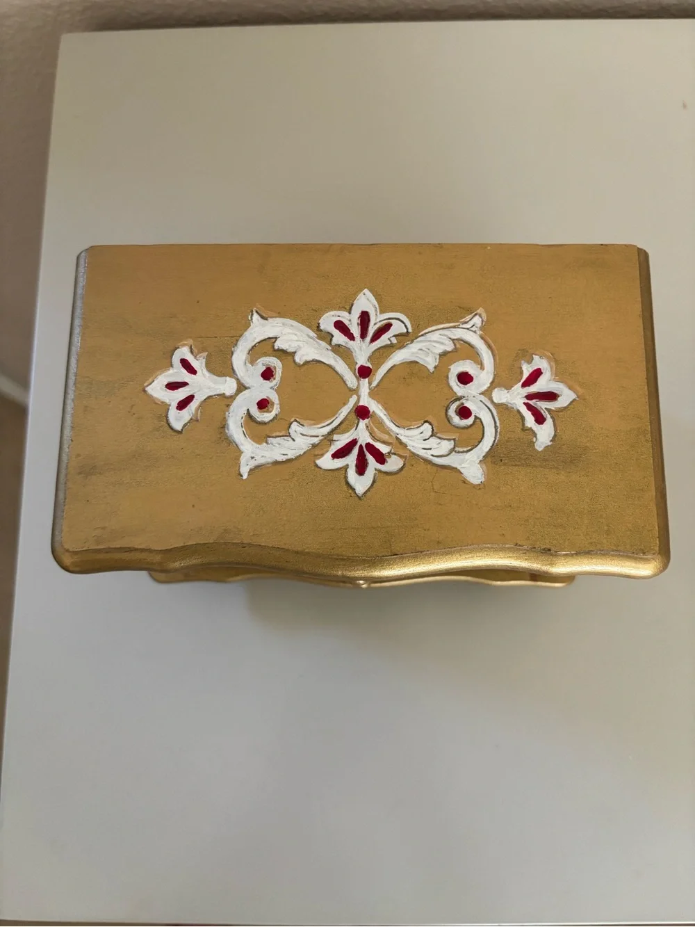 1960s Florentine Style Jewelry Box